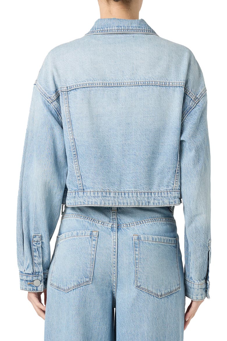 Crop Denim Jacket, Alternate, color, FEELING GOOD
