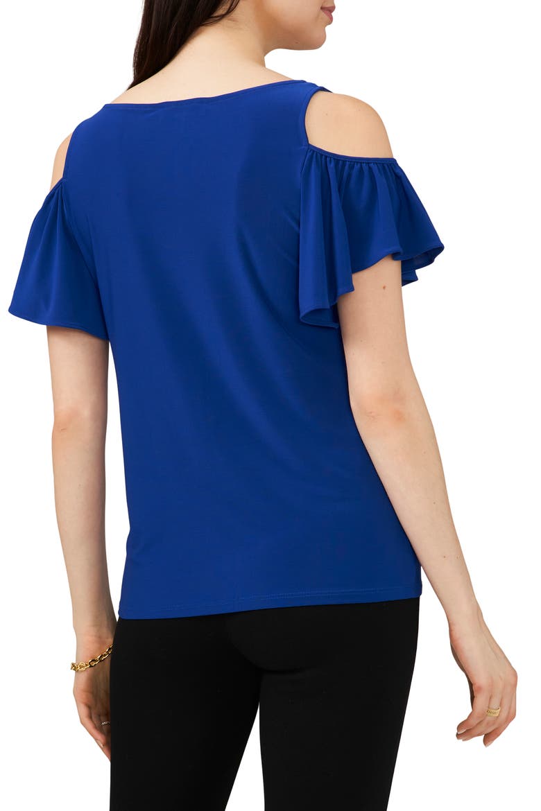 Cold Shoulder Top, Alternate, color, GODDESS BLUE