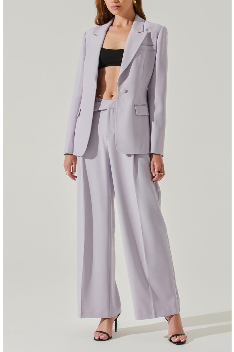 Rubina Pleated Wide Leg Pants, Alternate, color, LAVENDER