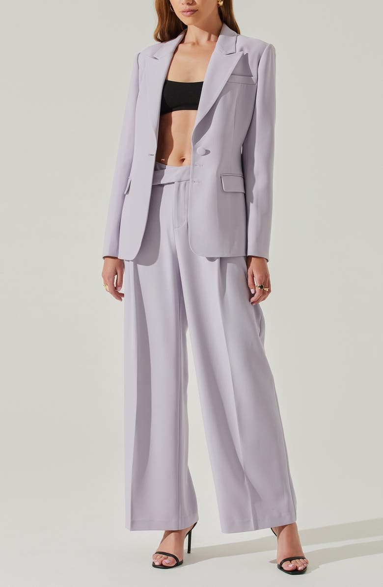 ASTR the Label Rubina Pleated Wide Leg Pants, Alternate, color, Lavender