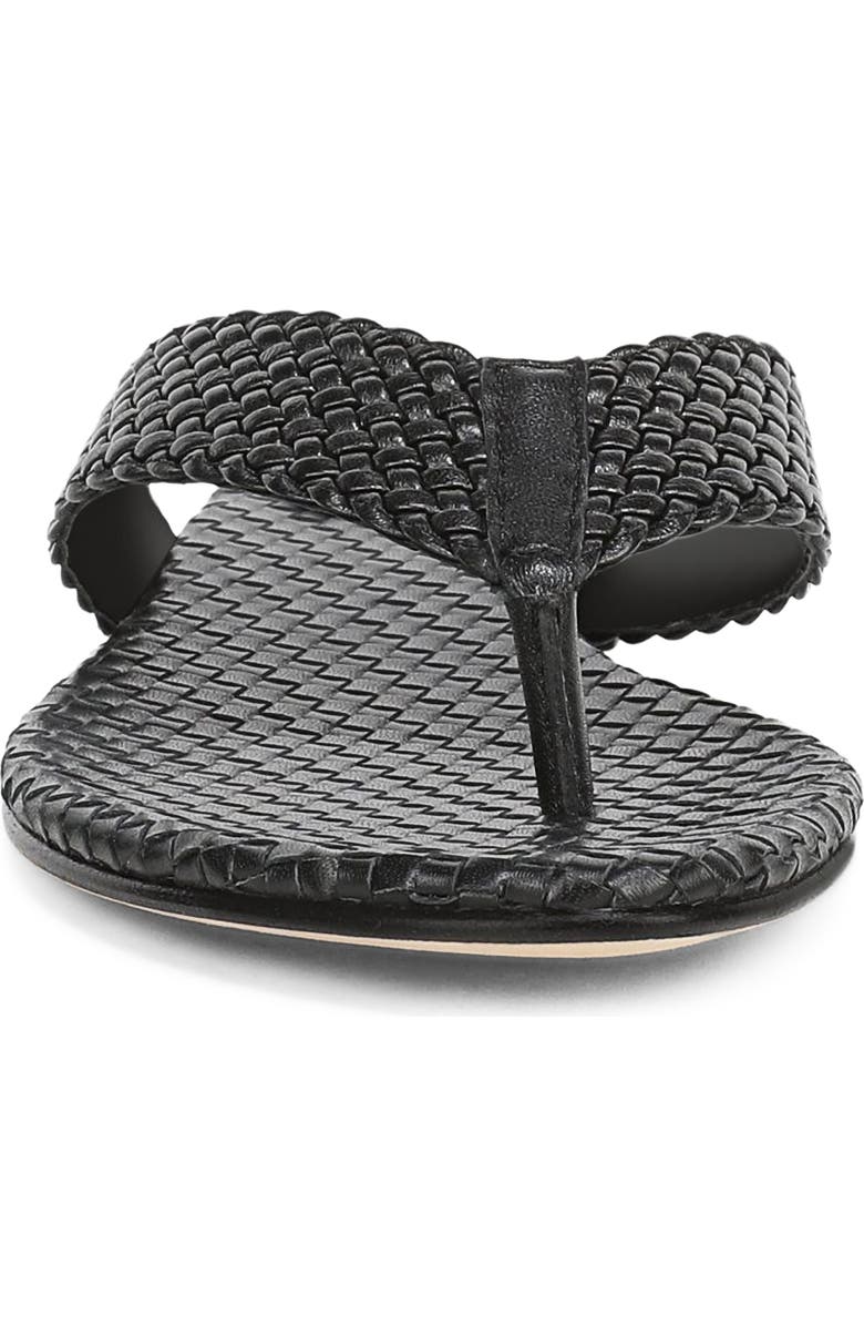 Vince Lotus Flip Flop, Alternate, color, Black