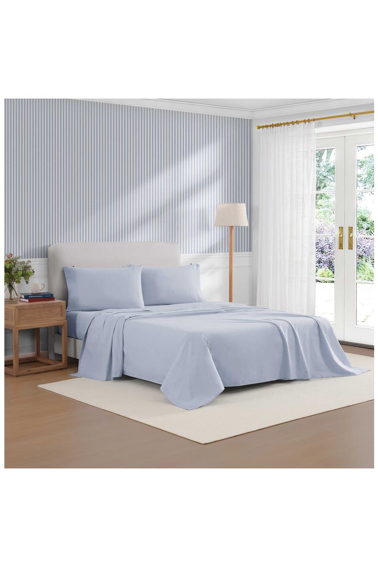 Performance Cooling Cotton Sheet Set, Alternate, color, LIGHT / MEDIUM BLUE