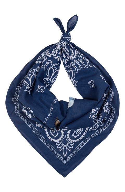 Polo Bear Country Store Cotton Bandana Scarf