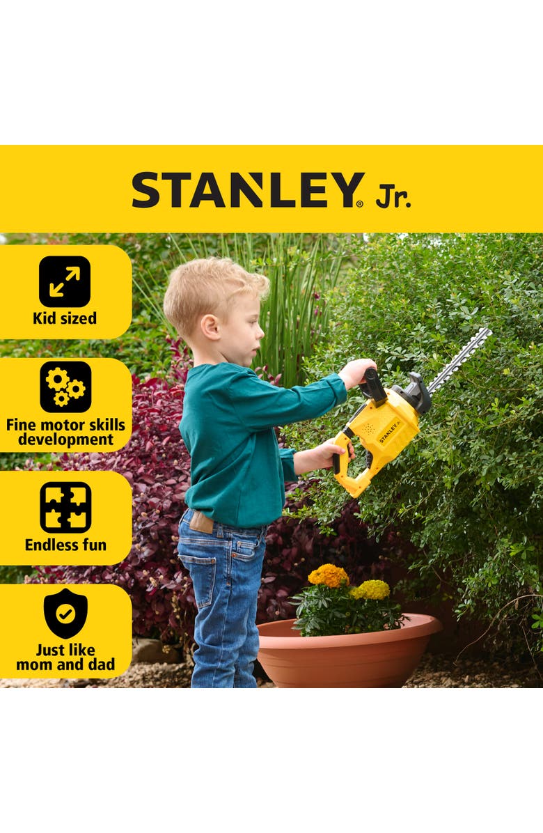 Stanley Jr. Battery Operated Deluxe Hedge Trimmer, Alternate, color, Multi Color