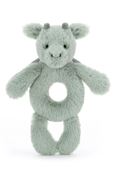 Bashful Dragon Ring Rattle 7-Inch Plushie
