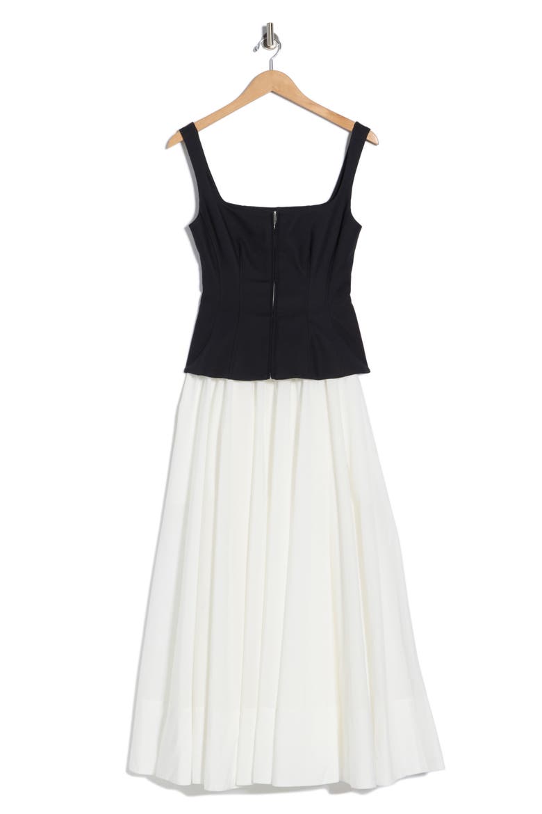 Jolynn Sleeveless Midi Dress, Alternate, color, BLACK MULTI