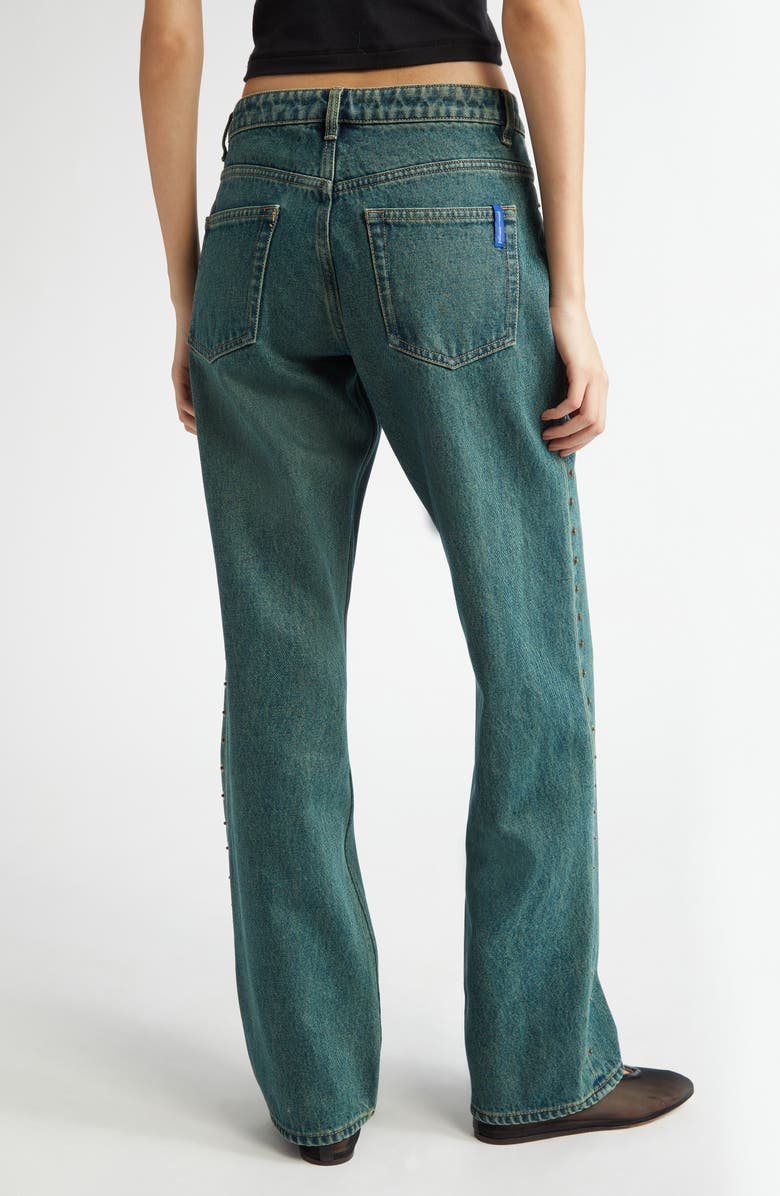Paloma Wool Crowd Rivet Studded Boyfriend Jeans, Alternate, color, Denim