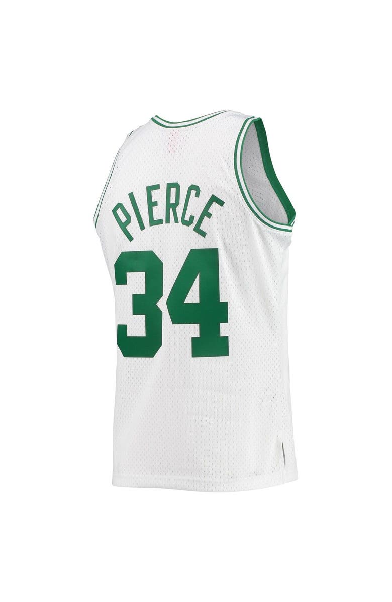 Mitchell & Ness Men's Mitchell & Ness Paul Pierce White Boston Celtics Hardwood Classics Swingman Jersey, Alternate, color, 