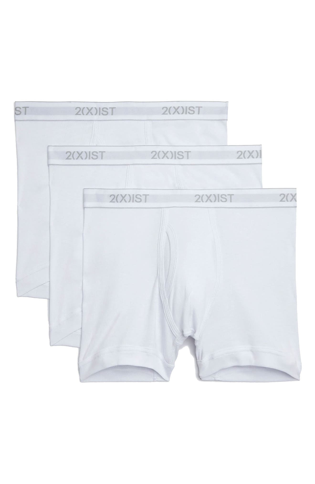 2(x)ist 3-Pack Cotton Boxer Briefs