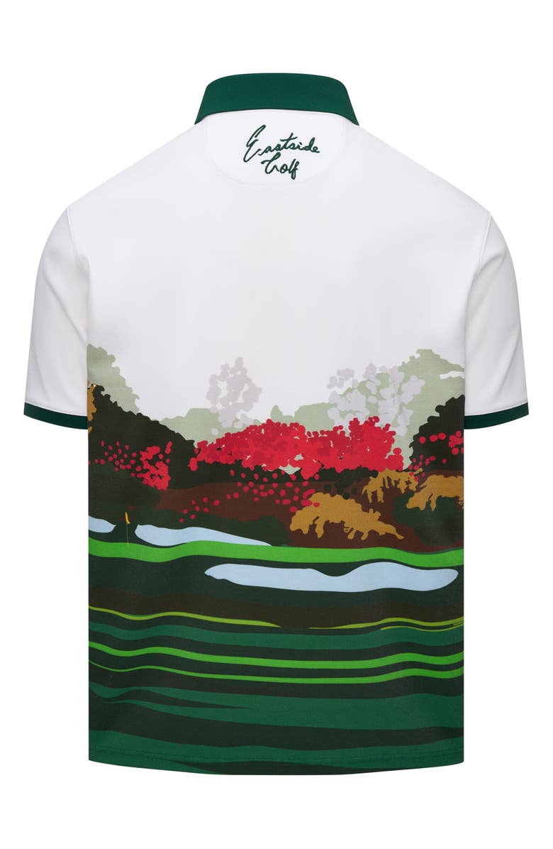 Eastside Golf Looper Piqué Performance Polo, Alternate, color, White Multi-Color