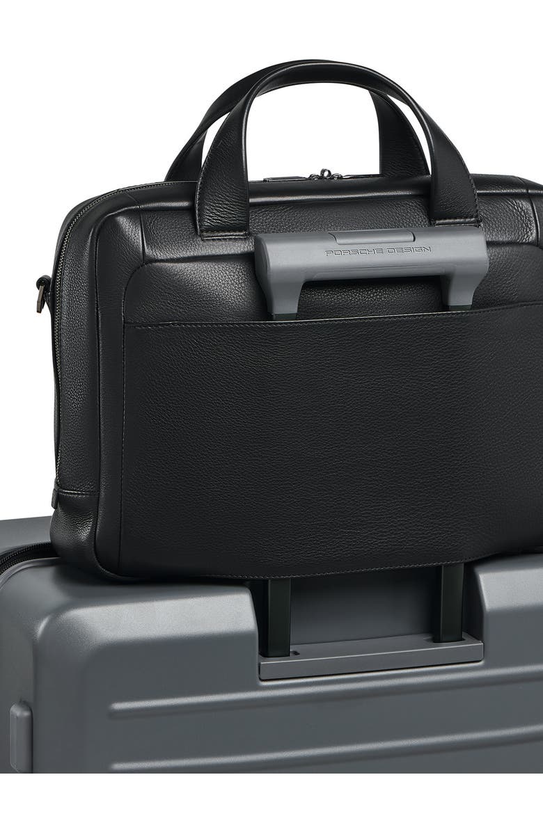 Porsche Design Roadster Water Resistant Leather Briefcase, Alternate, color,