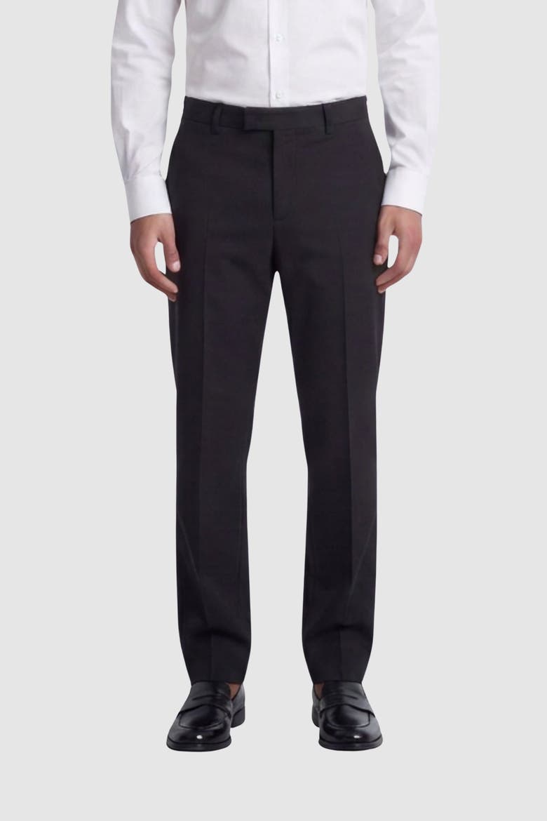 Orwell Slim Fit Suit Trousers, Main, color, Black