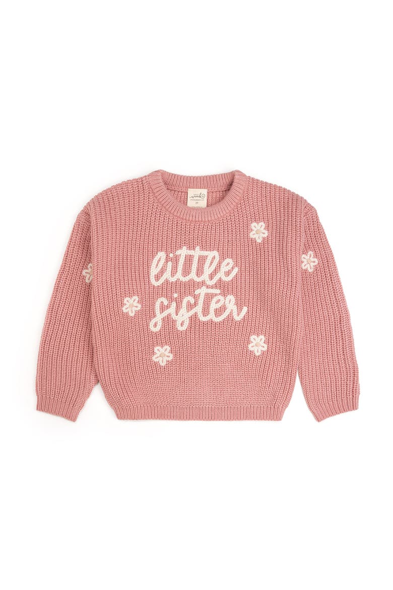 Little Sister Knit Sweater, Main, color, Mauve