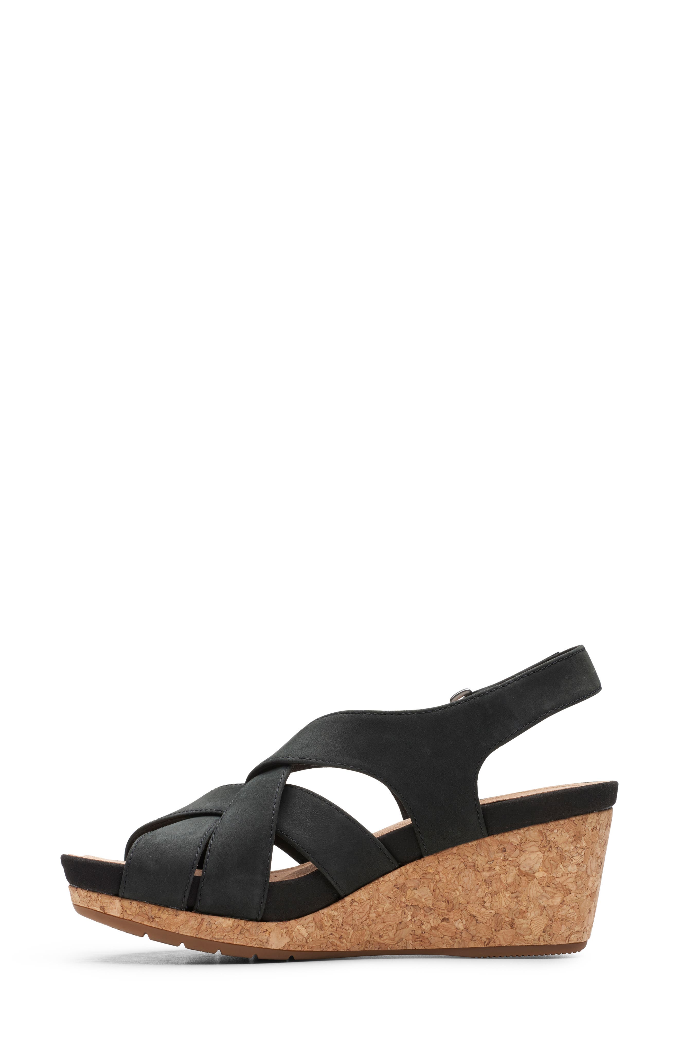 Clarks<sup>®</sup> Un Capri Step Platform Wedge Sandal, Alternate, color, 