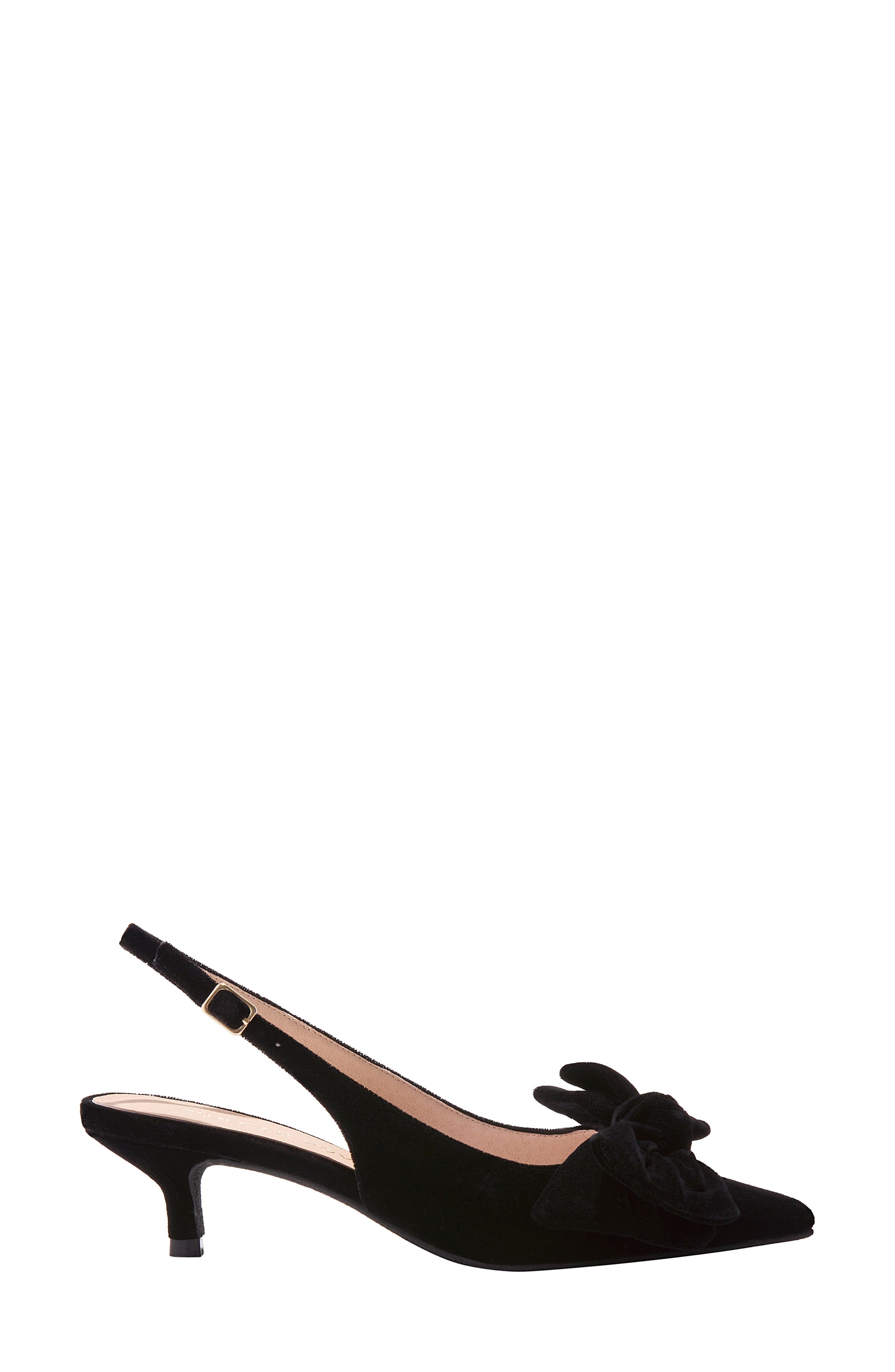 Jack Rogers Debra Kitten Heel Pointed Toe Slingback Pump, Alternate, color, 