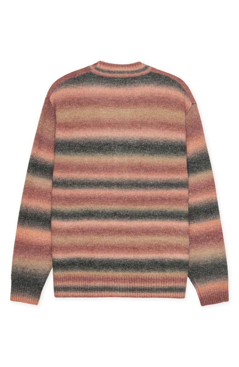 Les Deux Boston Ombré Stripe Cardigan, Alternate, color, Sea Moss Green