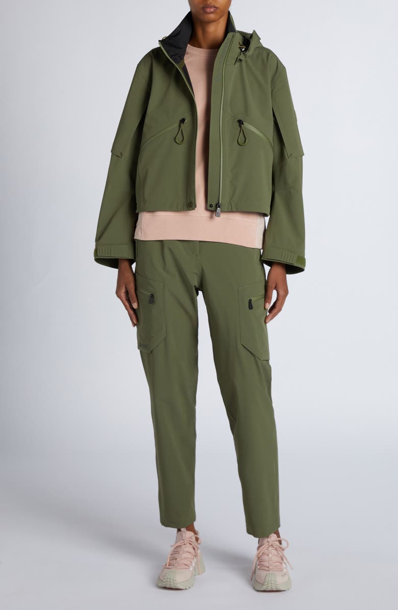 Moncler Grenoble Kibira Water Repellent Jacket, Alternate, color, Russian Olive