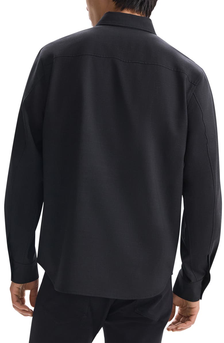 Theory Garvin Stretch Wool Button-Up Shirt Jacket, Alternate, color, 