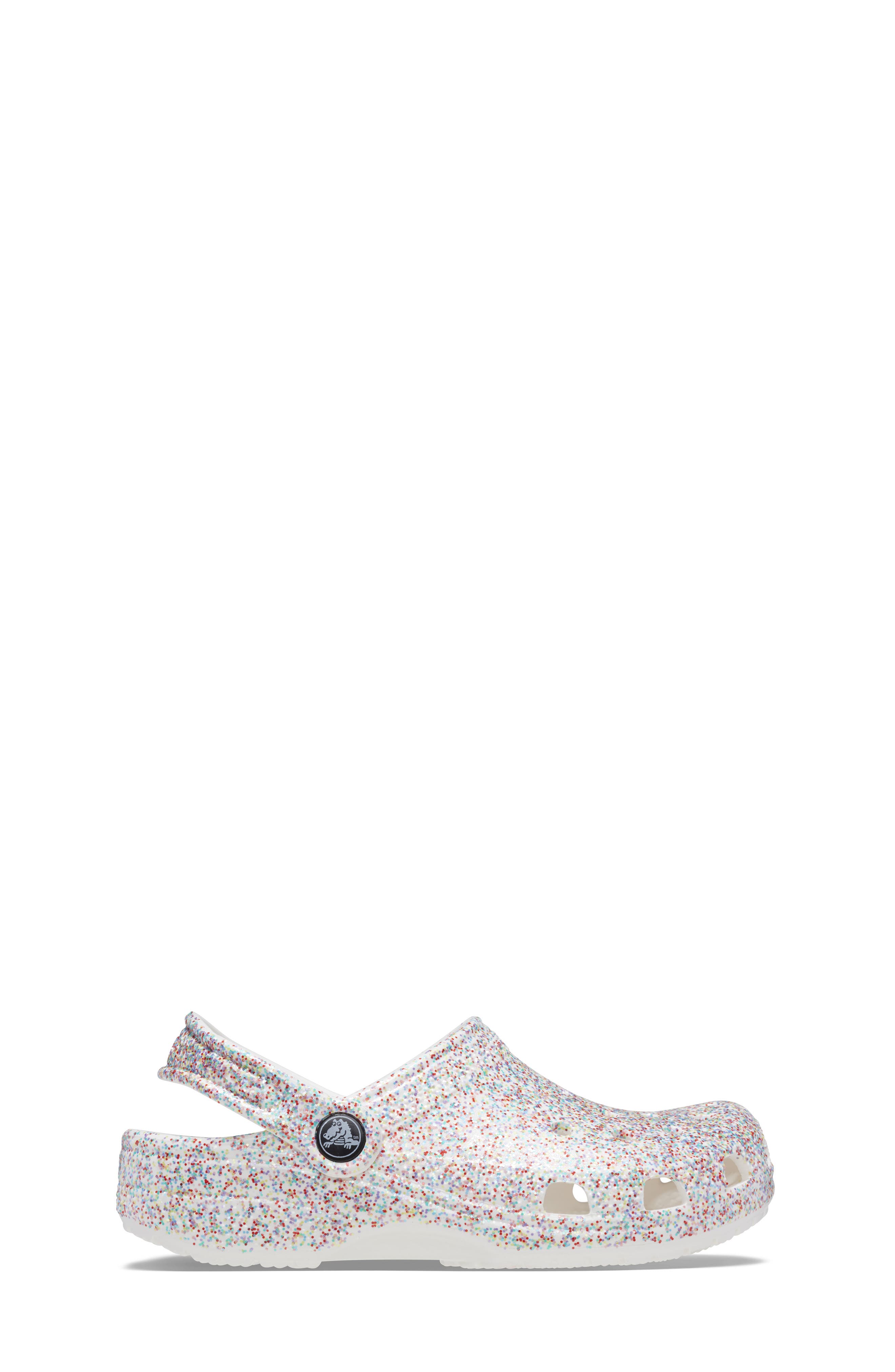 CROCS Kids' Classic Sprinkle Glitter Clog, Alternate, color, 