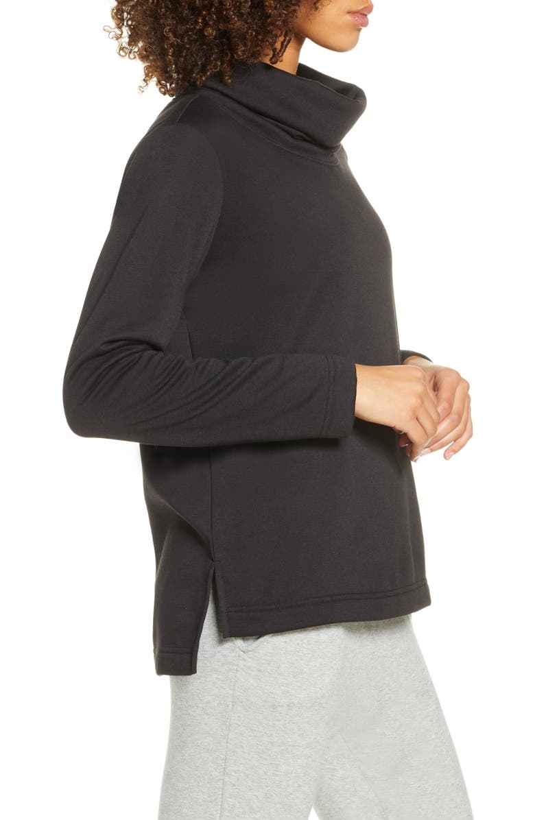 Zella Funnel Neck Pullover, Alternate, color,