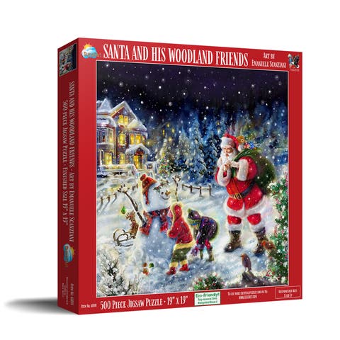 Santa and his Woodland Friends 500 piece Jigsaw Puzzle for Adults