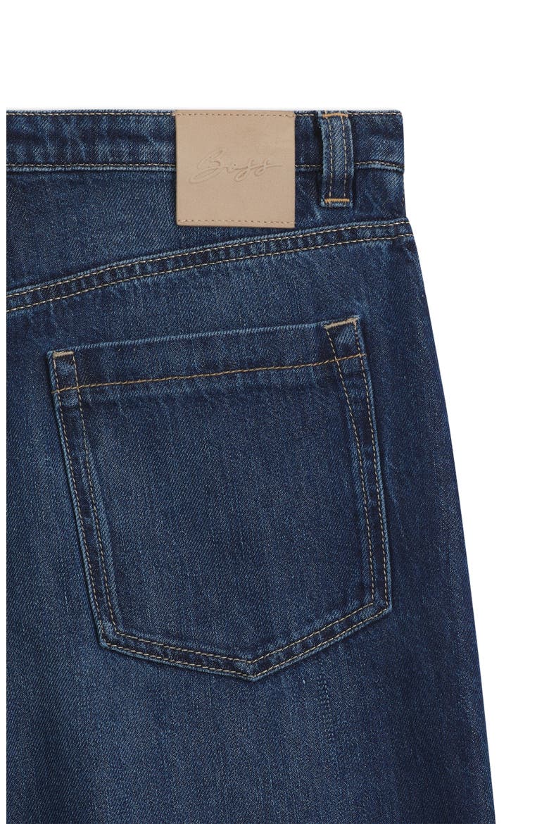 Marlene High Waist Wide Leg Flare Jeans, Alternate, color, DARK BLUE