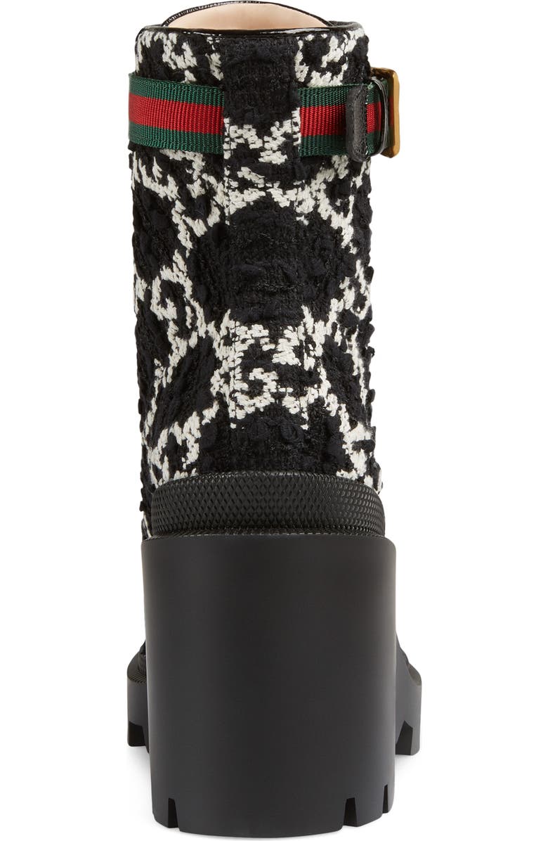 Gucci Trip Logo Bootie, Alternate, color,