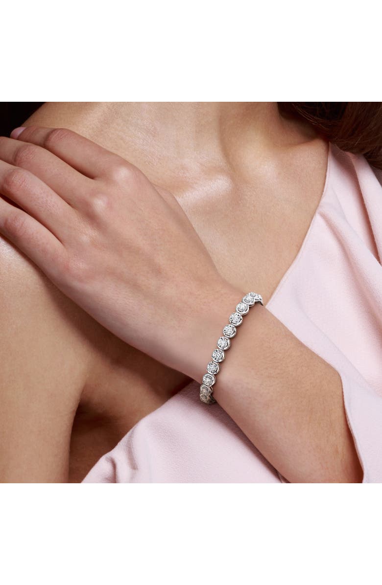 Julianna B. 4 4/5ct. t.w. Lab-Grown Diamond Tennis Bracelet 14k, Alternate, color, White Gold