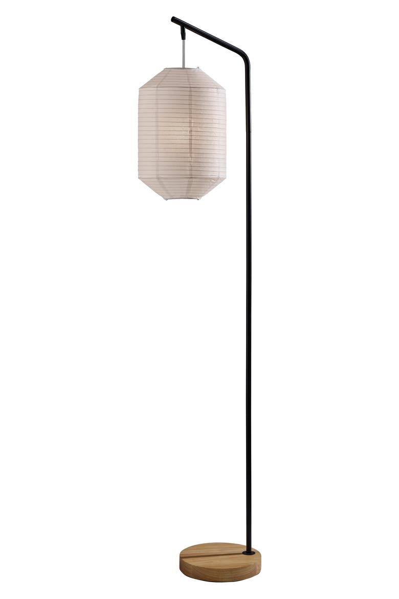 Keanu Floor Lamp, Main, color, BLACK