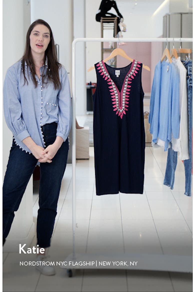 Retreat Embroidered Shift Dress video