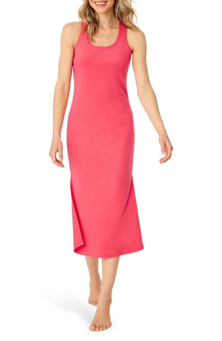 PJ Salvage Tropical Dreams Pointelle Nightgown, Main, color, 