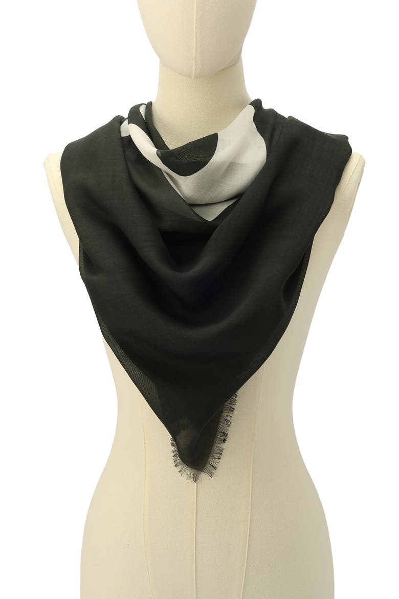 Orlando Large Scarf, Alternate, color, BLACK
