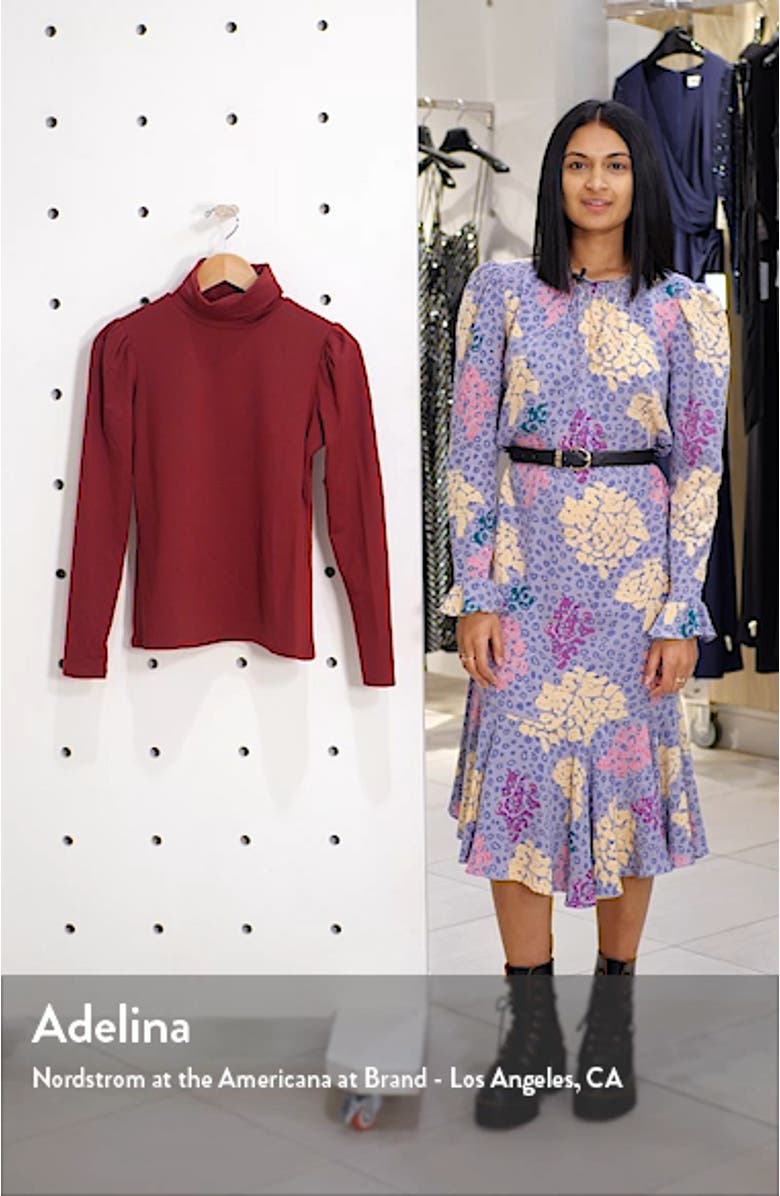 Puff Shoulder Turtleneck, sales video thumbnail