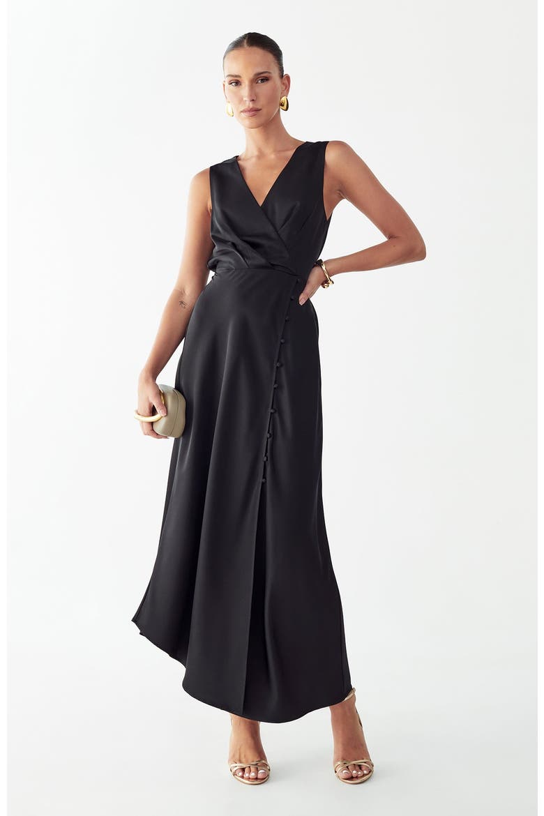 Esme Midi Dress, Main, color, Black