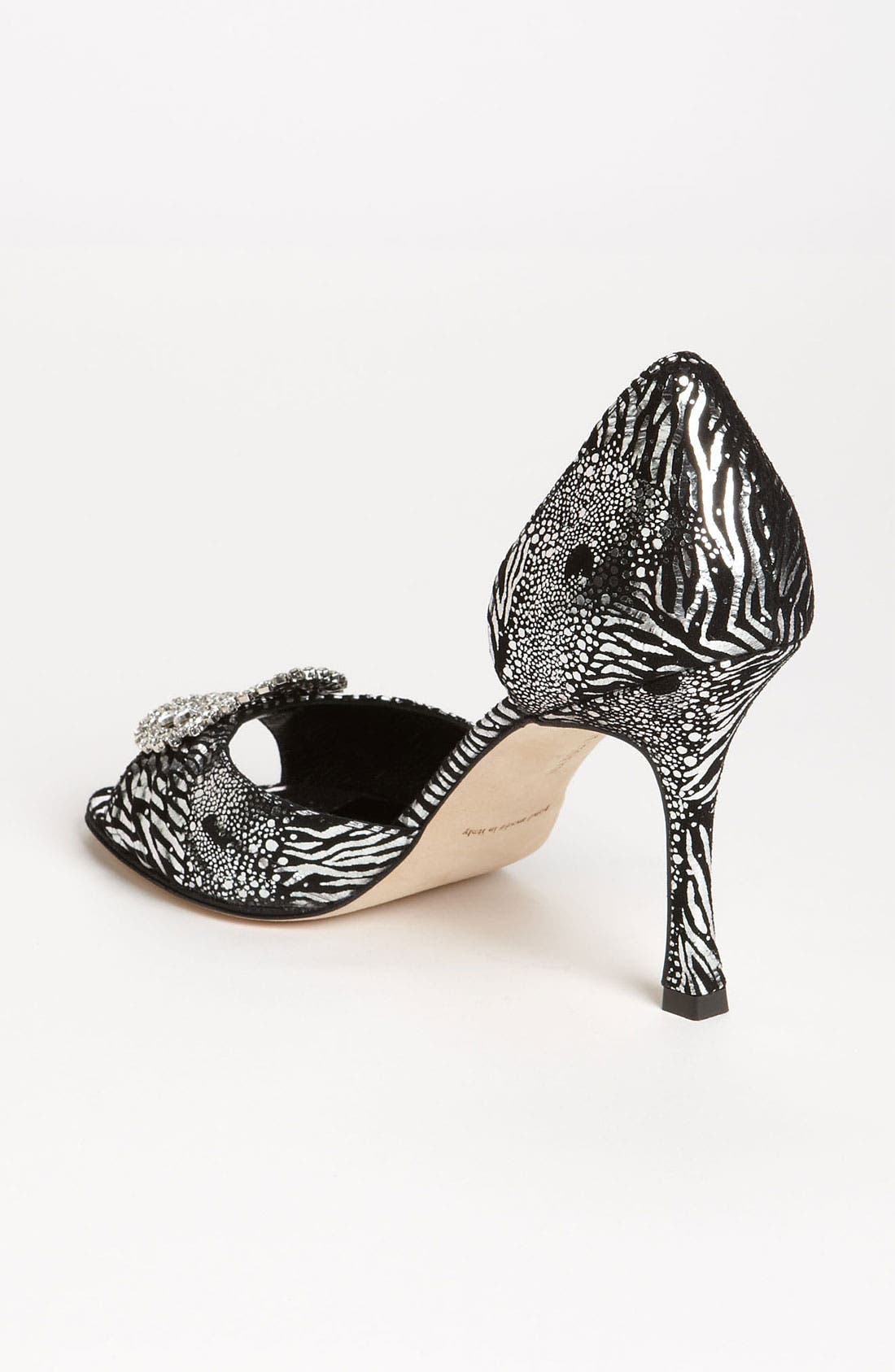 Manolo Blahnik 'Sedaraby' Open Toe d'Orsay Pump, Alternate, color, 