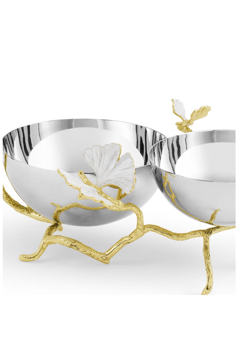 Butterfly Ginkgo Double Dish, Alternate, color, NO COLOR
