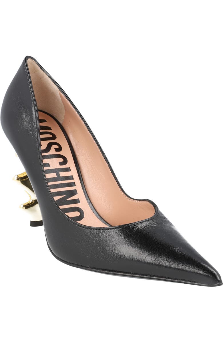 Moschino Metal Heel Pump, Main, color,