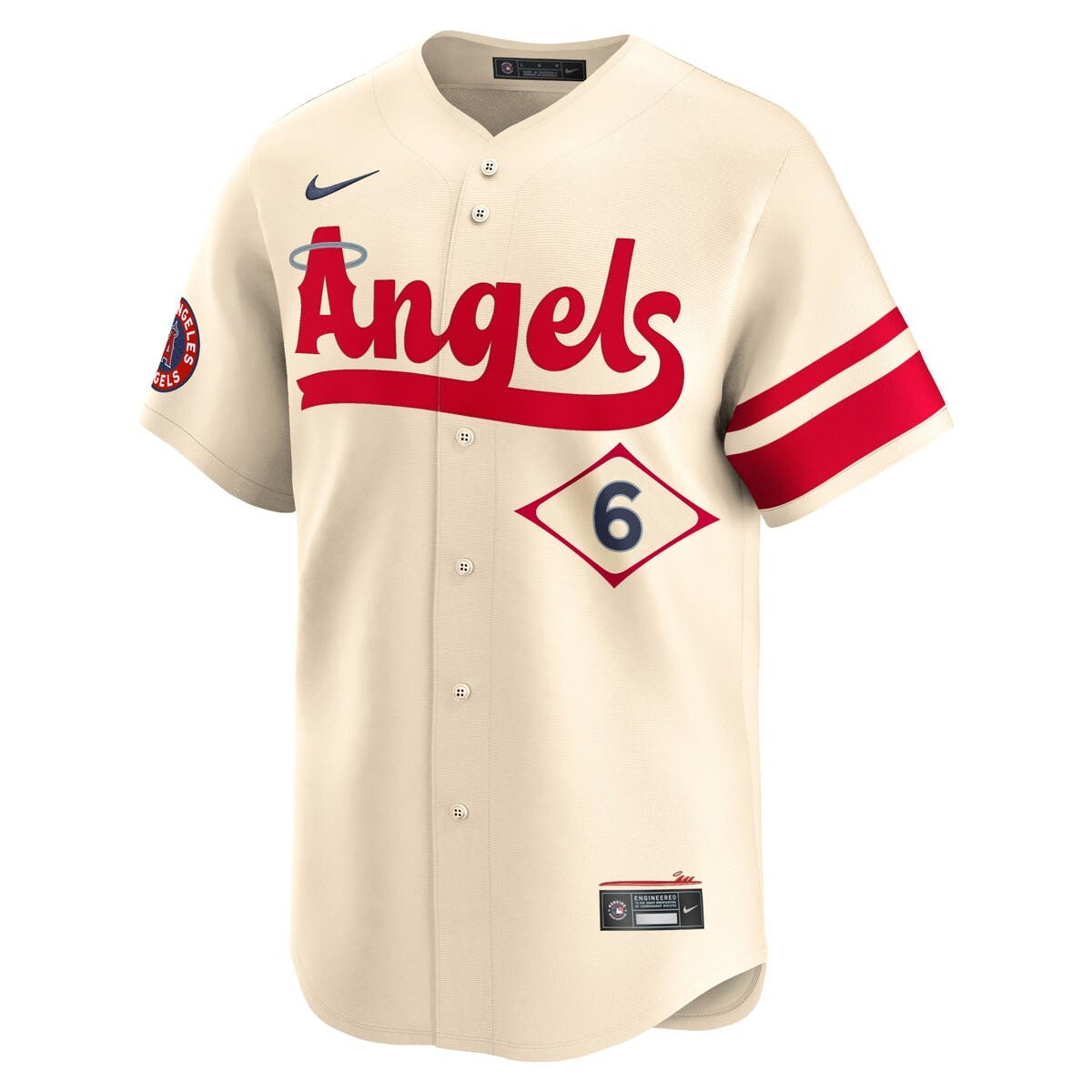 Nike Men's Nike Anthony Rendon Cream Los Angeles Angels City Connect ...