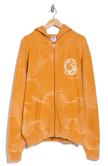 Billionaire Boys Club Helmet Head French Terry Zip Hoodie In Bright Marigold