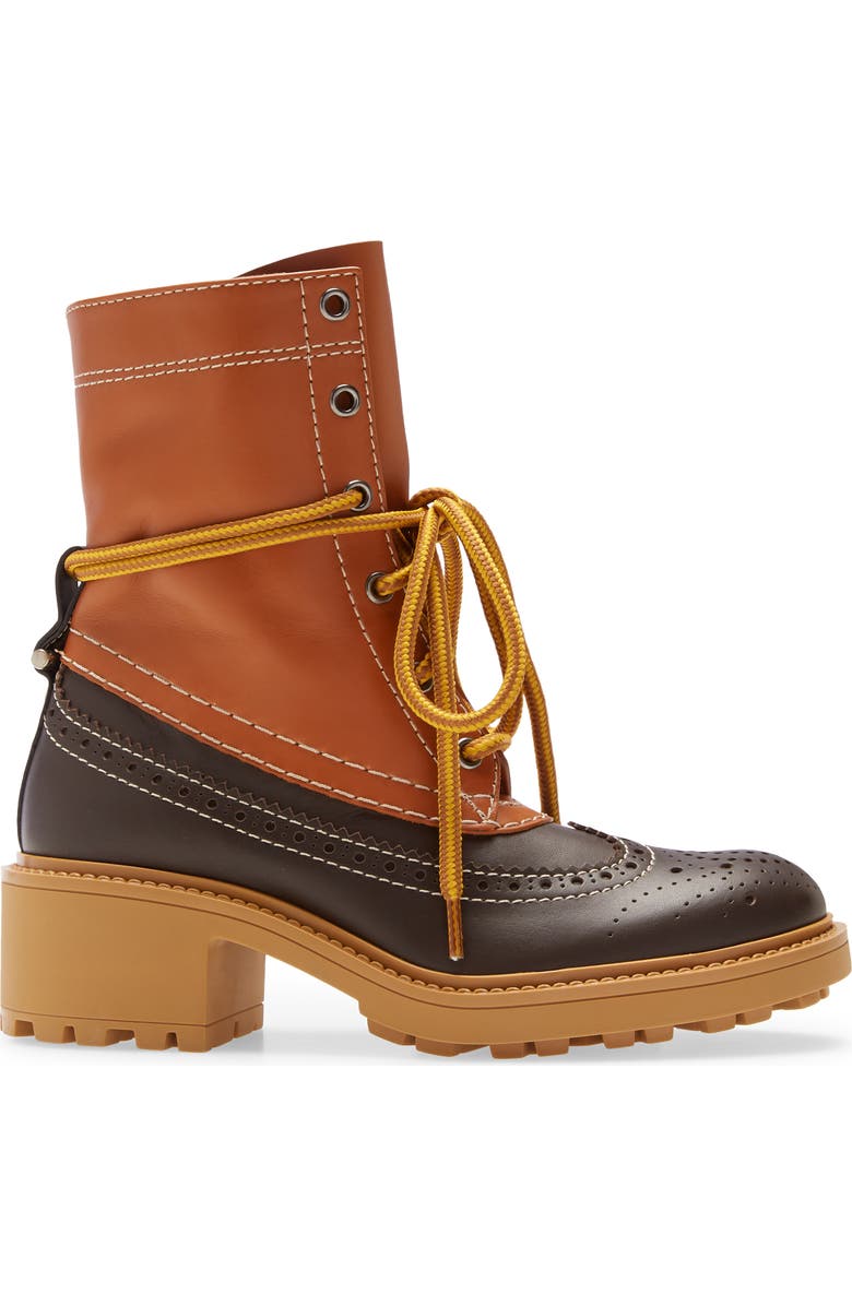 Chloé Franne Lace-Up Boot, Alternate, color,