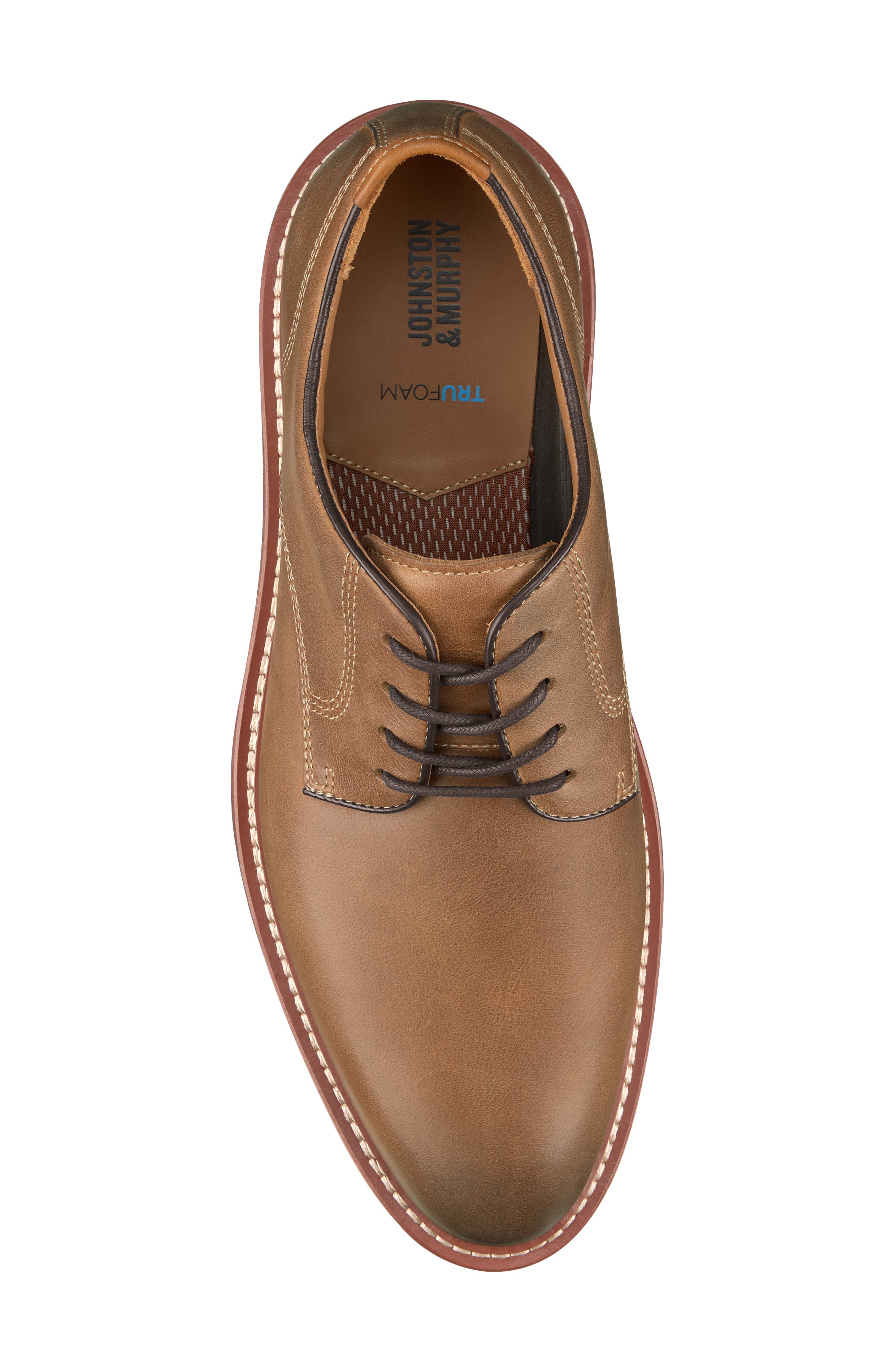 Upton Plain Toe Derby, Alternate, color, TAN OILED FULL GRAIN