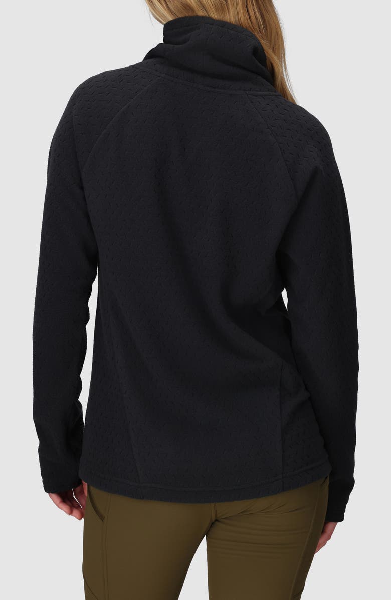 Outdoor Research Trail Mix XT Fleece Cowl Neck Top, Alternate, color, Black