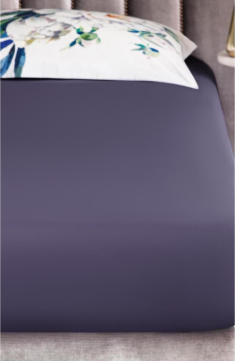 Togas Peonia Flat Sheet, Alternate, color, Purple