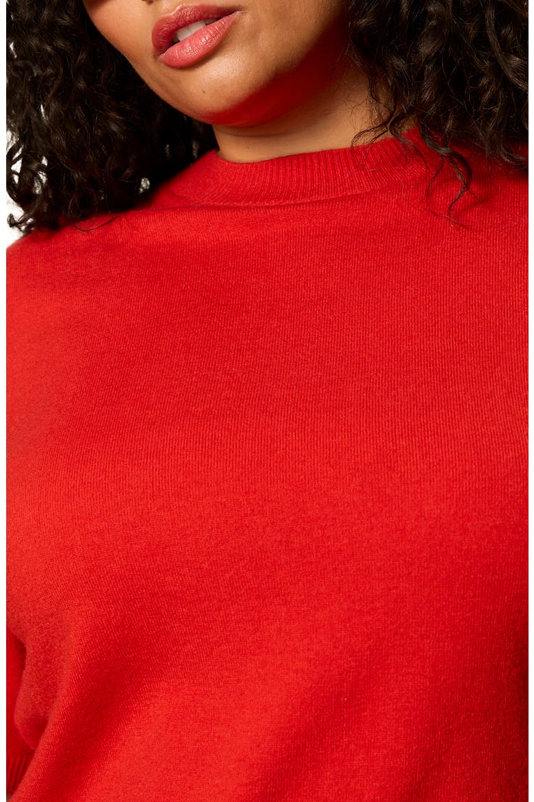 Perfect Short Sleeve Sweater T-Shirt, Alternate, color, RED ENERGY
