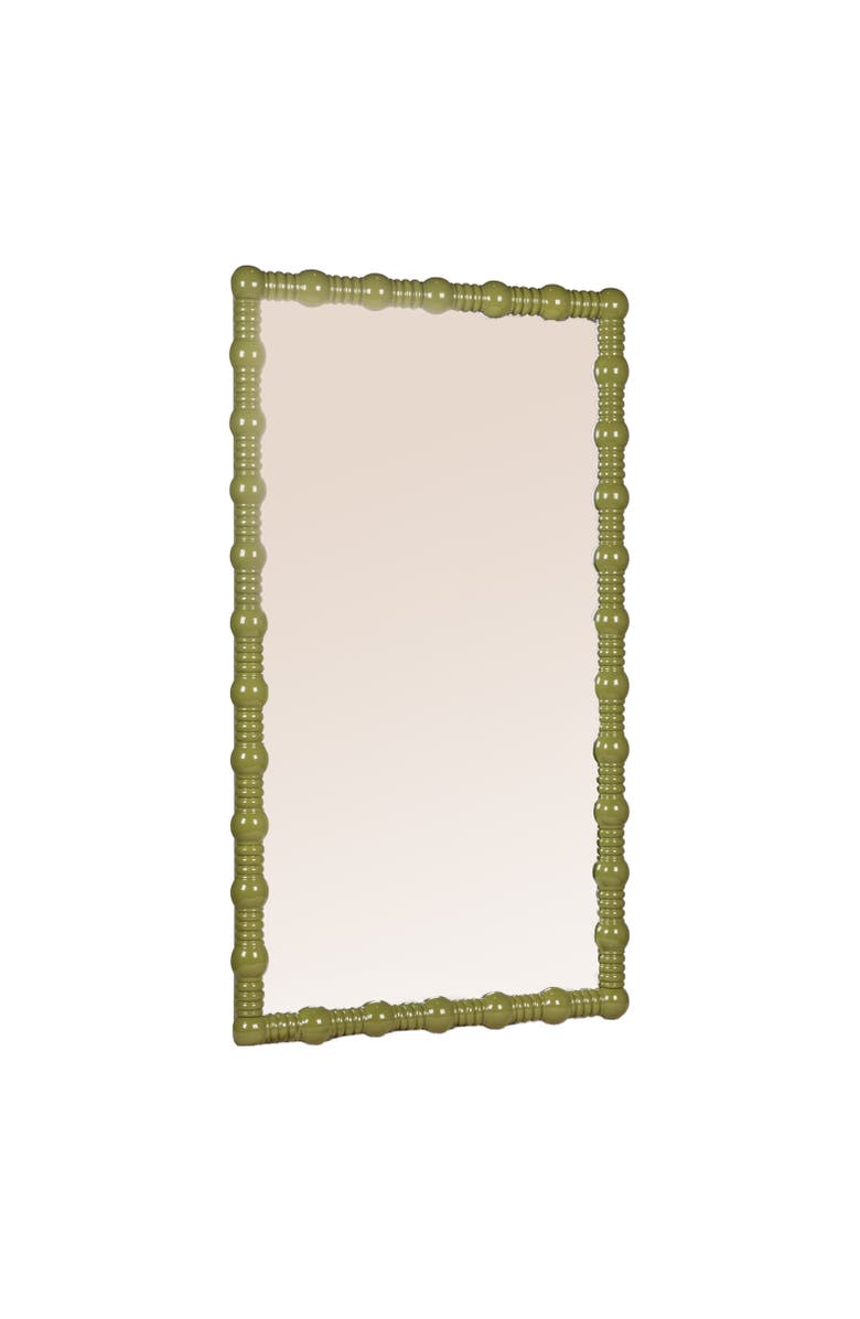 Olive Grove Gloss Dowel Wall Mirror, Main, color, Green