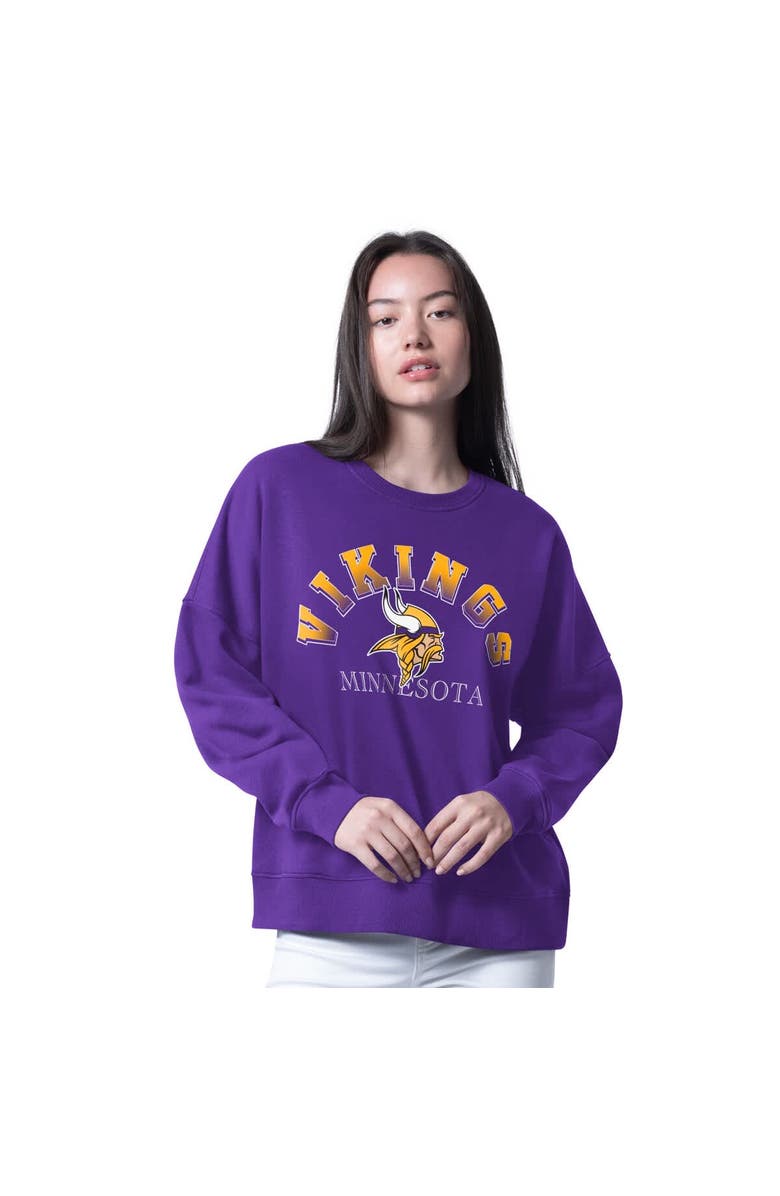 G-III 4HER BY CARL BANKS Women
s G-III 4Her by Carl Banks Purple Minnesota Vikings Oversized Feud Sweatshirt, Main, color, Purple