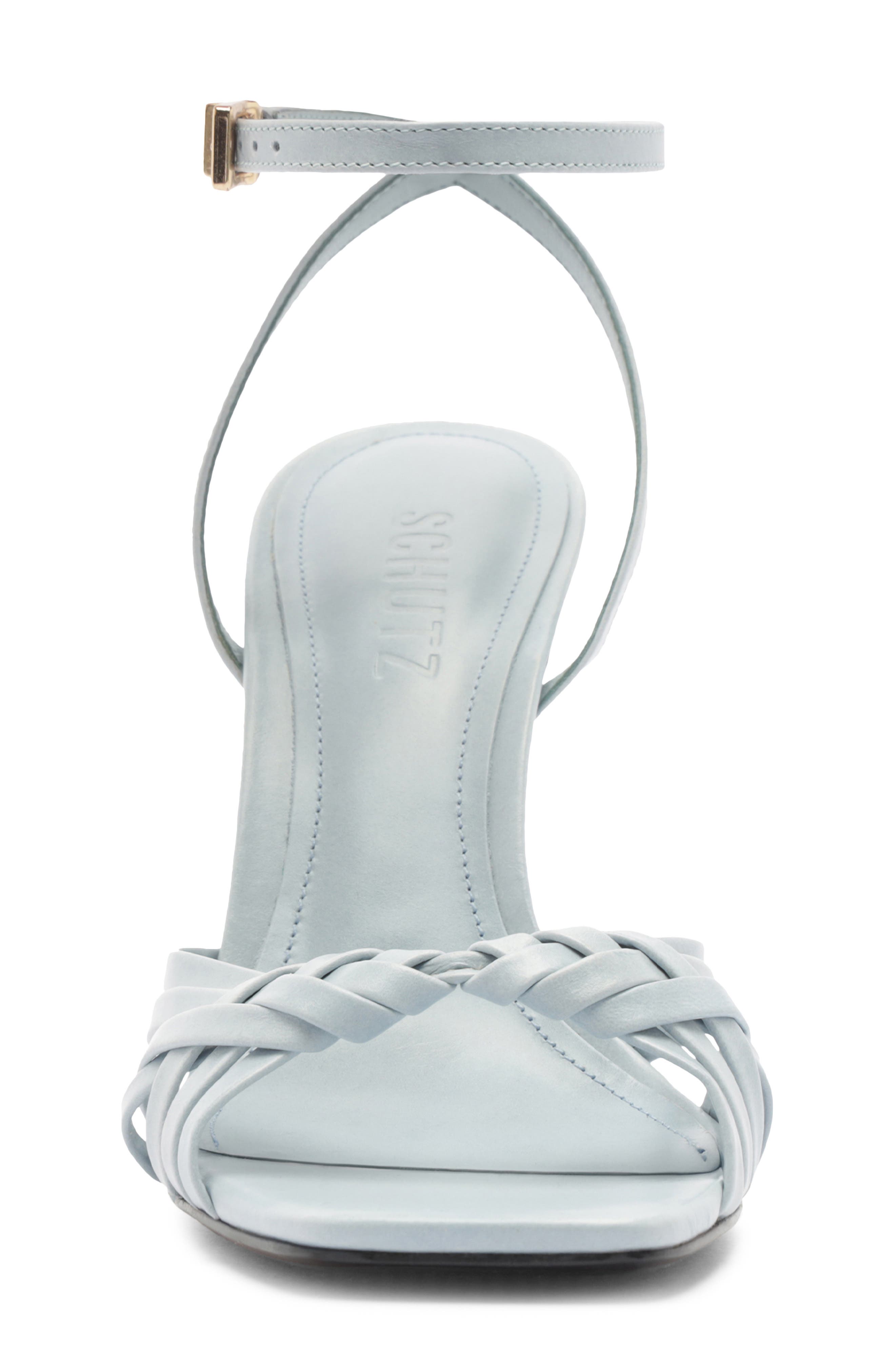 Tara Ankle Strap Sandal, Alternate, color, LIGHT AZURE