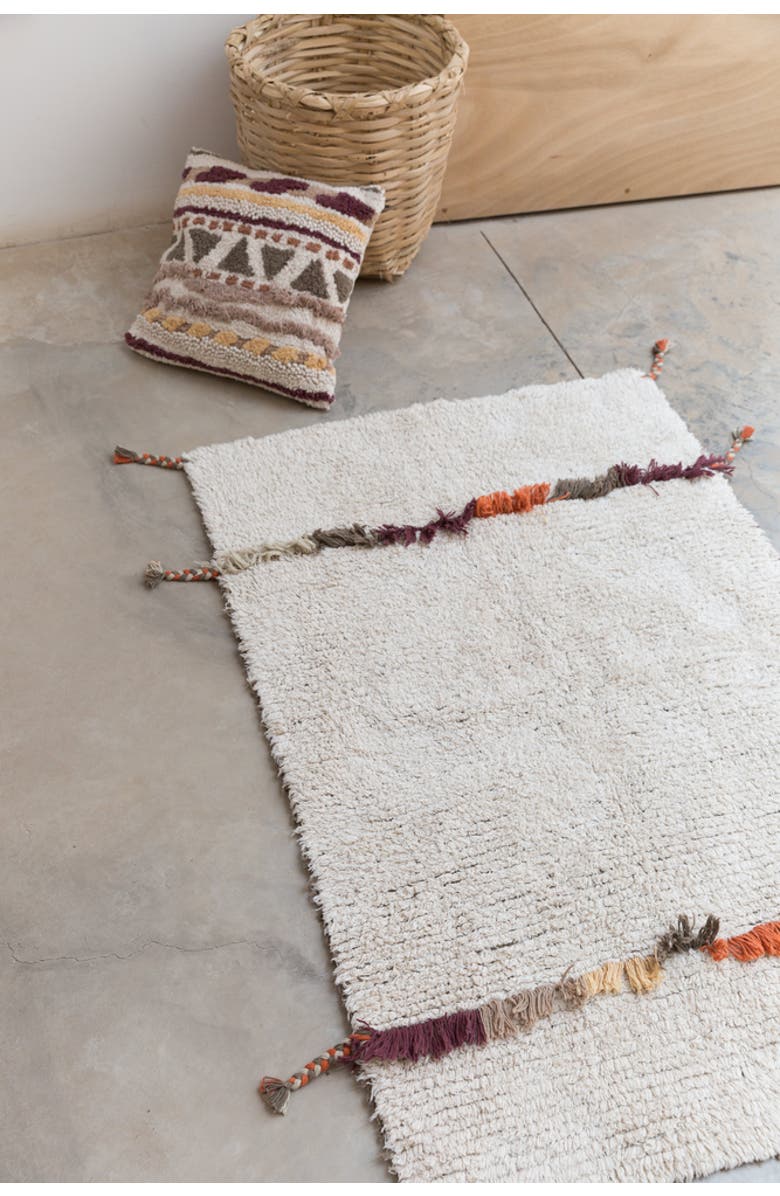 Lorena Canals Nomad cushion Sistan, Alternate, color, Natural, Multi