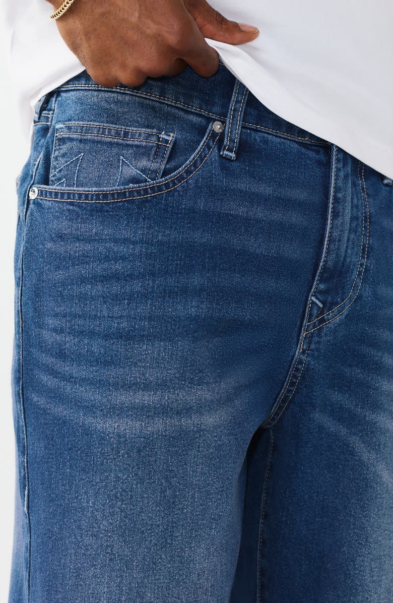 True Religion Bobby Appliqué Baggy Jeans, Alternate, color, Medium Blaze