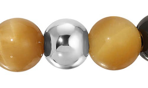 Eye Candy Los Angeles Set Of 3 Roman Bracelets In Silver